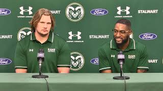 Colorado State Football Players Weekly Press Conference  Week 11 2023 [upl. by Ribaudo299]