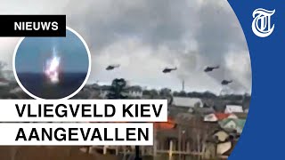 Helikopters neergeschoten bij aanval op Kiev [upl. by Palla232]