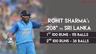 Rohit sharma 208 India Won the 2nd ODI by 143 Runs Against Sri Lanka Ind vs SL 2nd ODI [upl. by Siwel]