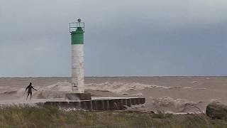 Waterspouts off the North shore of Lake Erie Oct 4th 2014 [upl. by Deming81]