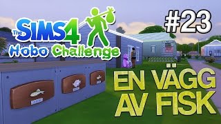 EN VÄGG AV FISK  The Sims 4 Hobo Challenge  23 [upl. by Lindie]