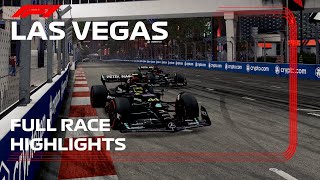 F1 23  Las Vegas 100 Full Race Replay [upl. by Ailak]