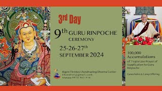 9th Guru Rinpoche Ceremony  3rd Day  HE Sangngak Tenzin Rinpoche  Dharma Television HD [upl. by Temme695]