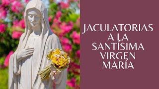 JACULATORIAS A LA SANTÍSIMA VIRGEN MARÍA [upl. by Knuth151]