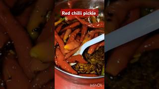 Instant Red chilli picklered chili pickle pickle assamesesong shortvideo redchilli [upl. by Sheepshanks]