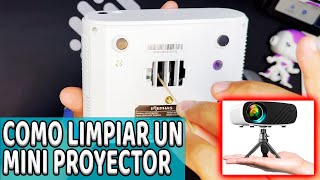 COMO LIMPIAR LOS LENTES  ESPEJOS DE UN MINI PROYECTOR [upl. by Gautious]