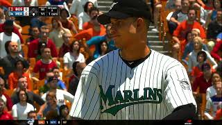 MLB THE SHOW 18  BOS AT MIA MARLINS REBUILD YR 3 2020GM  881080p [upl. by Richard]