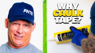 WHY Caulk Your Tape Painting Perfect Lines From A to Z [upl. by Irakuy603]