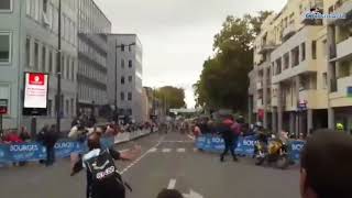 ParisBourges 2017  Quand Nacer Bouhanni insulte Rudy bardier [upl. by Ymmac446]