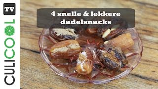 4 snelle amp lekkere dadelsnacks voor de zoete trek [upl. by Rosana791]