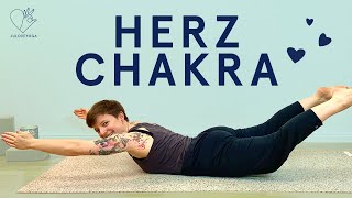 Anahata Chakra Yoga  Herz öffnen amp Liebe spüren  Morgen Yoga Kurs [upl. by Simpson]