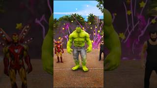 Hulk nai Ironman ko bacha liya 🤯🤣 gta5 shorts viralvideo [upl. by Gaston]