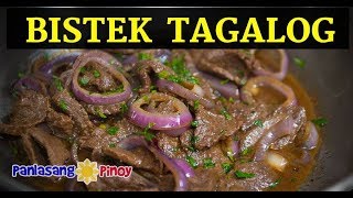 Bistek Tagalog  Beefsteak  Filipino Beef Steak Recipe [upl. by Namrak]