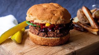 Easy Black Bean Burger Recipe  Gluten Free [upl. by Raviv580]