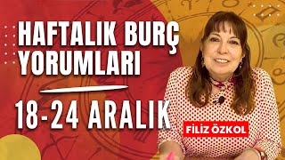 Filiz Özkol ile haftalık burç yorumları  18  24 Aralık [upl. by Atwood737]