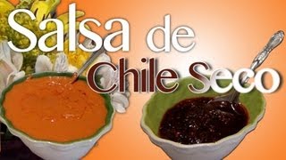 Salsa de chile seco  al estilo de la abuela [upl. by Amolap]