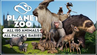 ALL 195 Planet Zoo Animals and Babies REVEALED [upl. by Lahey107]