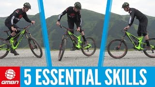 Five Essential Skills To Master On Your Mountain Bike [upl. by Ynoyrb351]