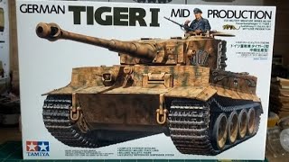 tamiya 135 tiger 1 E unboxing [upl. by Anir]