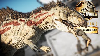 ALL NEW GIGANOTOSAURUS SKINS  Showcase Battle amp Breakout  Jurassic World Evolution 2 Dominion [upl. by Attwood]