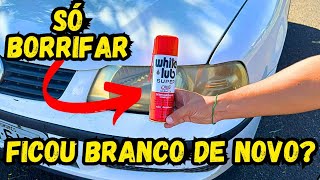 Desengripante PODEROSO E BARATO Para Tirar O AMARELO Do Farol Do Carro [upl. by Rabush603]