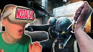 CALL OF DUTY ZOMBIES VR IS INSANE Contractors VR [upl. by Artima]