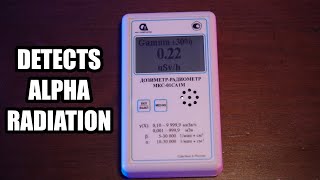 Quick Review Russian Aunis MKS01SA1M Pancake Tube Geiger Counter amp Dosimeter [upl. by Schild]