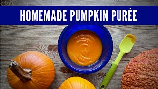 Homemade Pumpkin Puree recipe starts at 240 [upl. by Gnap48]