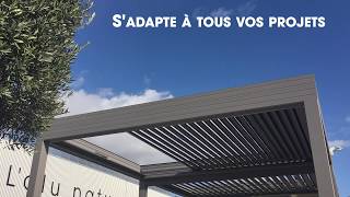 Pergola rétractable en aluminium WallisampOutdoor® [upl. by Nylimaj822]