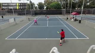 2022 USTA 40 Doubles SoCal Sectionals Semifinal OC The Rookies vs SFV Northridge Quakes [upl. by Golanka]