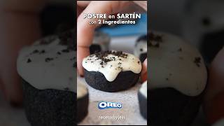 Postre de OREO con 2 INGREDIENTES en la SARTÉN 💙 postresfaciles [upl. by Hearn]