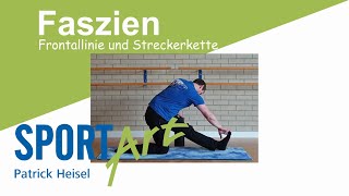 Faszien Training  Frontallinie und Streckerkette [upl. by Ennovihs]