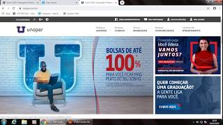 PORTAL DIGITAL DO ALUNO  NOVO COLABORAR AVA UNOPAR 20201  TUTORIAL PARTE 1  CALOURO [upl. by Acisseg661]