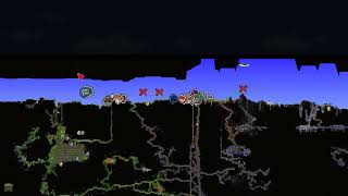 Terraria Expert Mode Enraged Plantera Yoraiz0rs Set Developer Item [upl. by Nnaeitak358]