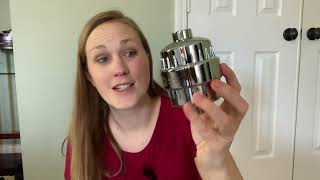 Review of the WEAQUA Heavy Duty NO BS Shower Filter – 99 REMOVAL Shower Head Filter [upl. by Gwenni]