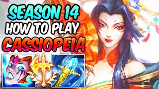 HOW TO PLAY CASSIOPEIA MID  Best Build amp Runes  Diamond Player Guide  TIPS  League of Legends [upl. by Nnylirak]