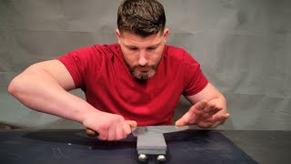 LEARN HOW TO PROPERLY SHARPEN KNIVES IN ABOUT 5 MINUTES [upl. by Drawyeh10]