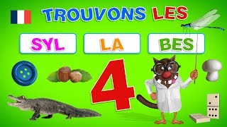 Foufou  Trouvons les syllabes Learn the syllables for kids Serie 04 4K [upl. by Shanahan]