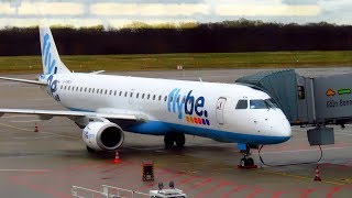 TRIP REPORT  FLYBE  Cologne to London Southend  EMPTY Economy  Embraer 195 [upl. by Mano]