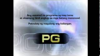 ABSCBN PG Program Advisory 2003 Remake Version 2 [upl. by Burman]