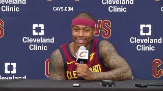 FULL Cavaliers’ Isaiah Thomas press conference  2017 NBA Media Day  ESPN [upl. by Odey6]