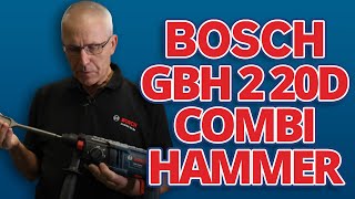 Bosch GBH 2 20 D SDS Combi Hammer  Toolstop Demo [upl. by Loseff]