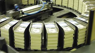 Inside US Banknote Factory Inflation Starts Here American Money Printing machine process [upl. by Shenan]