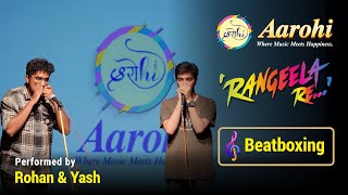 Beatboxing  Cover Song by Rohan amp Yash  Aarohi Bangalore [upl. by Franza]