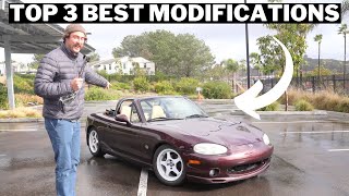 Top 3 Modifications For ANY Miata [upl. by Assilem]