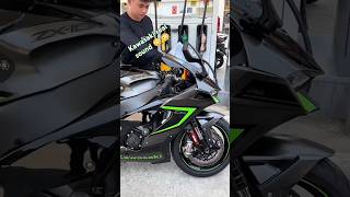 kawasaki real sound ninjah2r😳😳 superbike shortsfeed❤️😍💖 ytshorts 🥰🤫mydreambike 💖🥰 [upl. by Airtemed627]