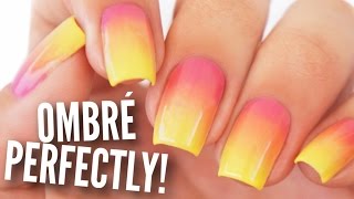 Ombre  Gradient Your Nails Perfectly [upl. by Jaquith]