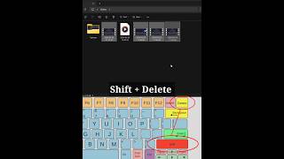 How to permanently delete items files folders on Windows shorts [upl. by Albertine912]