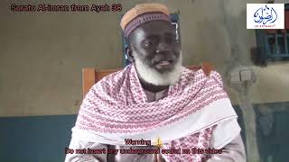 Dr Alhagie Kemo Ndour Weekly TafsirulQuran Suratu Alimran 15 from verse 38 [upl. by Ordnazil]