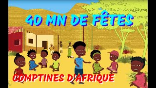 ON FAIT LA FETE  comptines africaines avec paroles [upl. by Pasol]